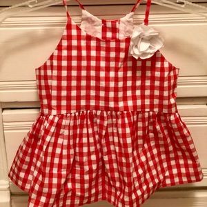 Janie and Jack top worn once